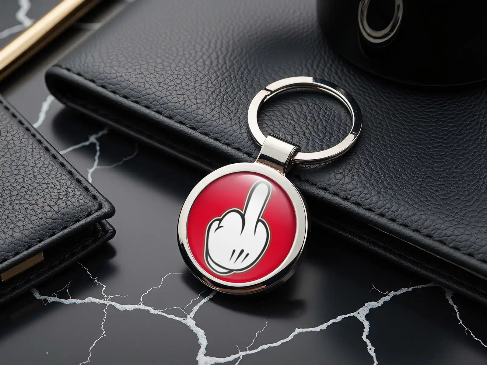 Metal Keychain Stainless Steel and Sturdy Build